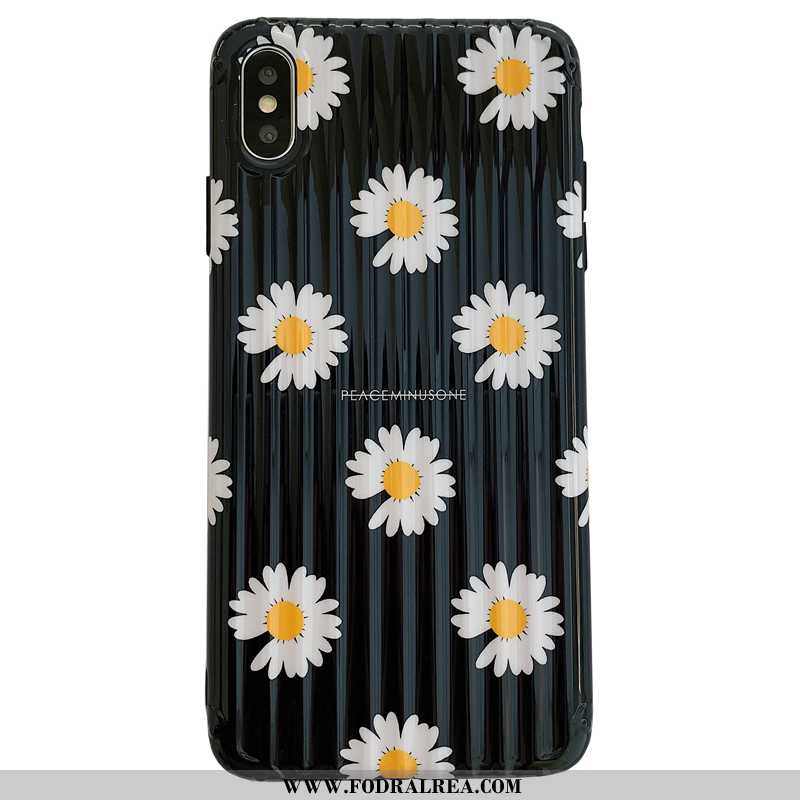 Fodral iPhone Xs Max Trend Fallskydd Fodral, Skal iPhone Xs Max Skydd Personlighet Svarta