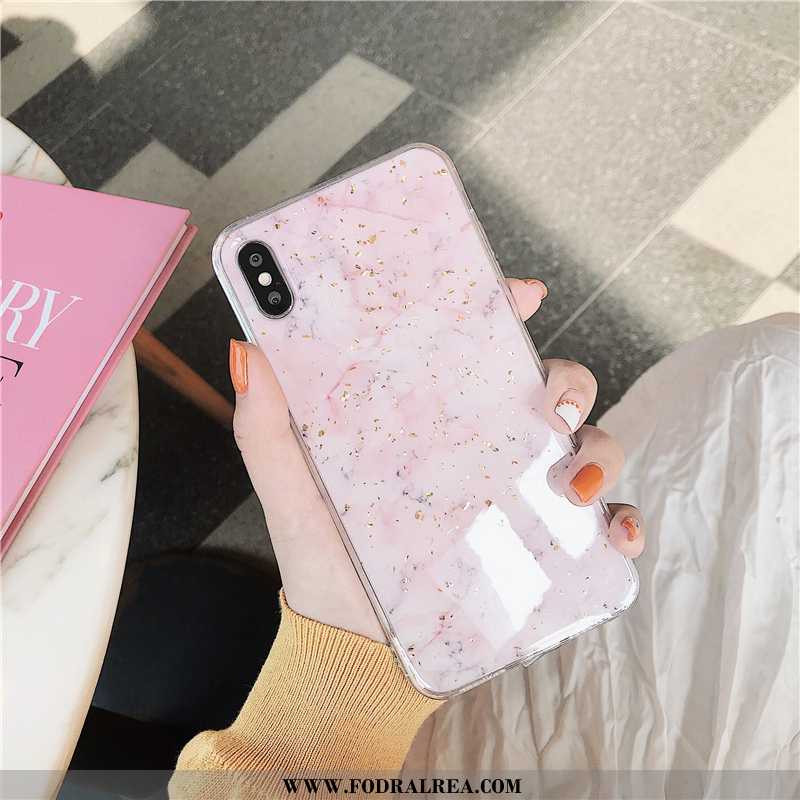 Fodral iPhone Xs Trend Mobil Telefon Personlighet, Skal iPhone Xs Skydd Stor Rosa