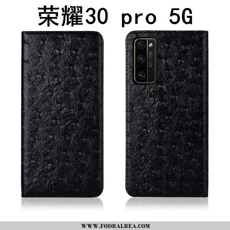 Skal Honor 30 Pro Mönster Röd Läderfodral, Fodral Honor 30 Pro Mjuk