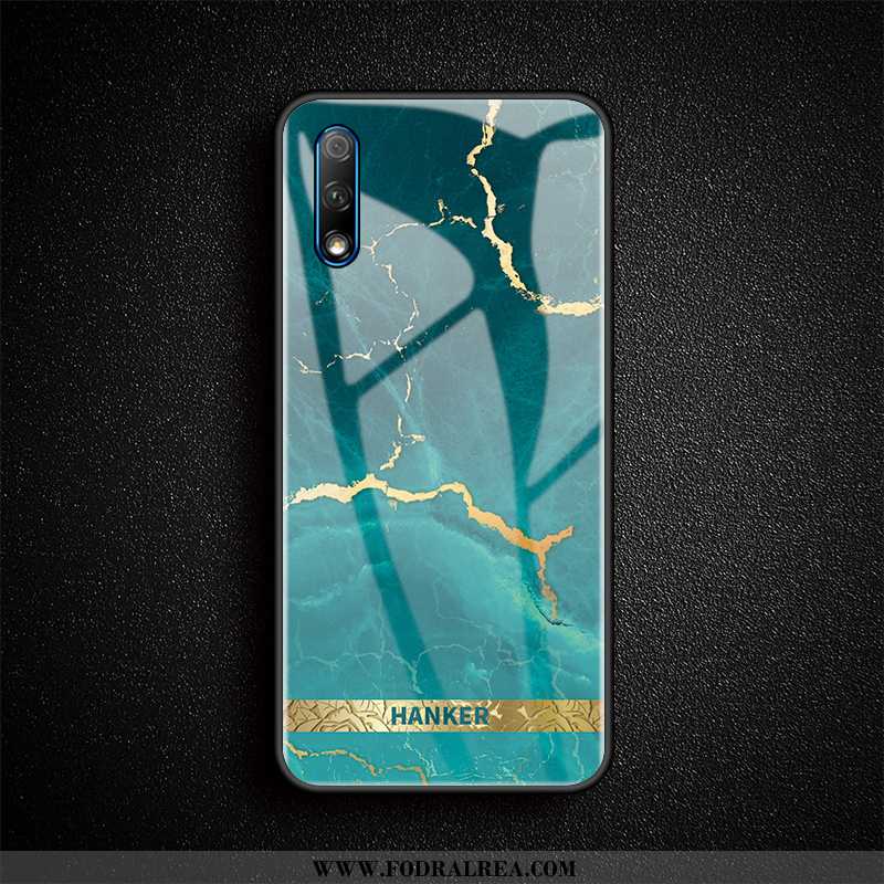 Skal Honor 9x Kreativa Glas Skal, Fodral Honor 9x Mjuk Fallskydd Svarta