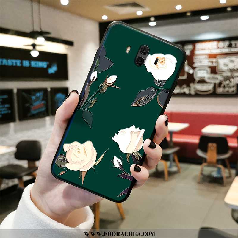 Skal Huawei Mate 10 Silikon Rose, Fodral Huawei Mate 10 Skydd All Inclusive Grön