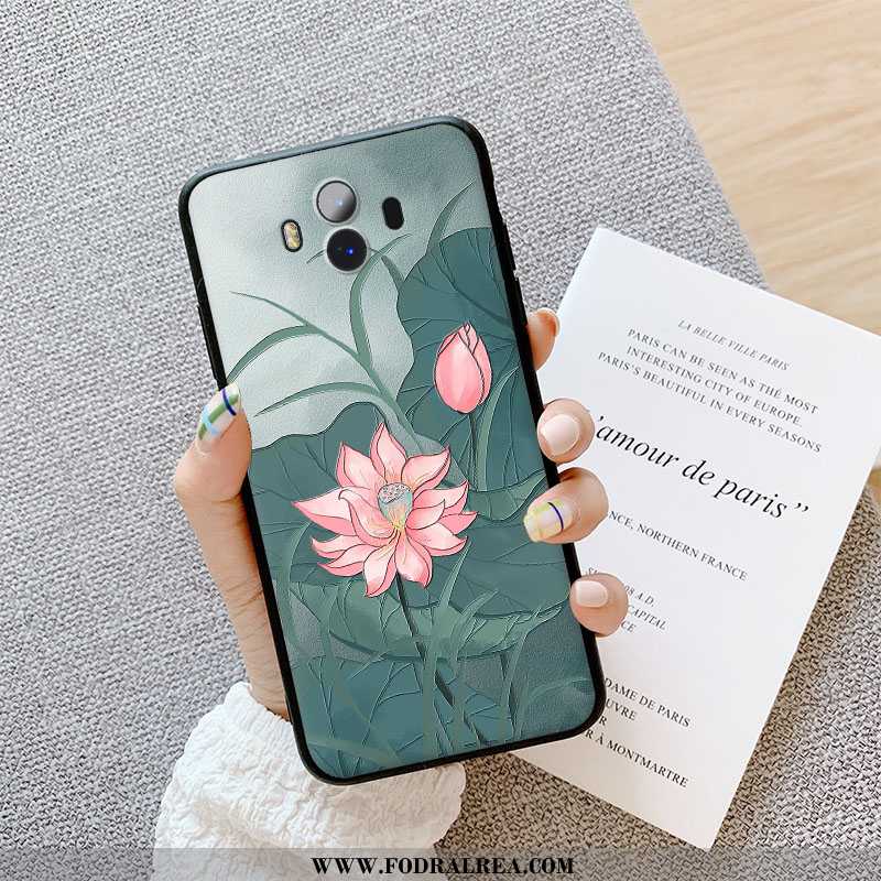 Skal Huawei Mate 10 Skydd Färg Kreativa, Fodral Huawei Mate 10 Personlighet Tredimensionell Mörkblå