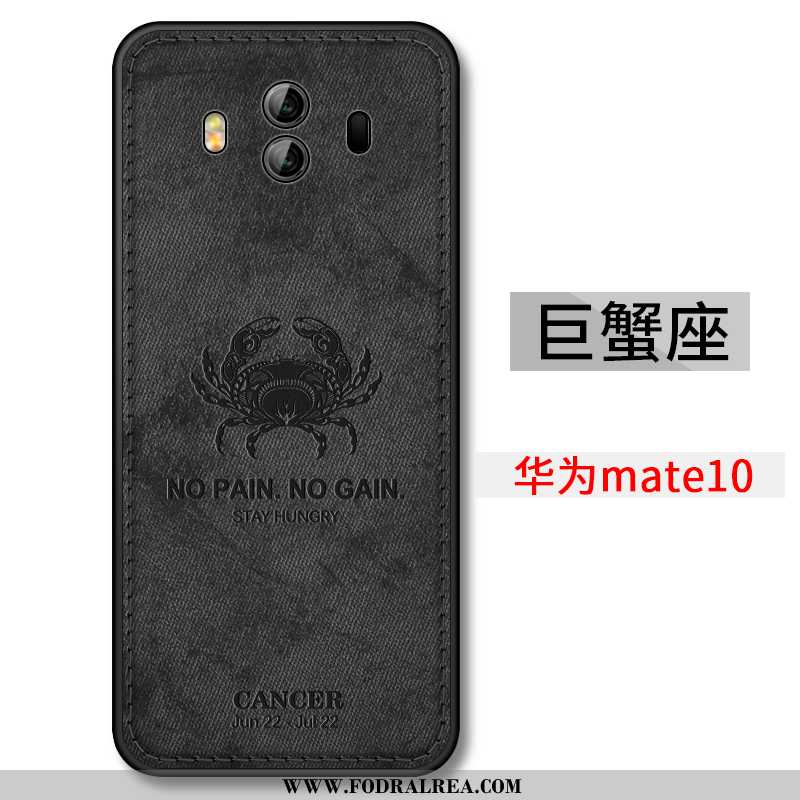 Skal Huawei Mate 10 Super All Inclusive Fallskydd, Fodral Huawei Mate 10 Tunn Svart Svarta