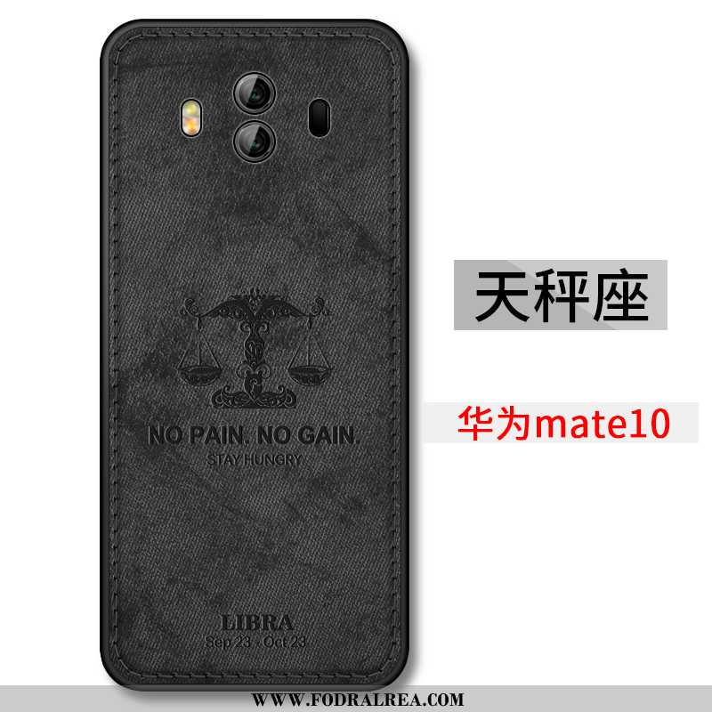 Skal Huawei Mate 10 Super All Inclusive Fallskydd, Fodral Huawei Mate 10 Tunn Svart Svarta