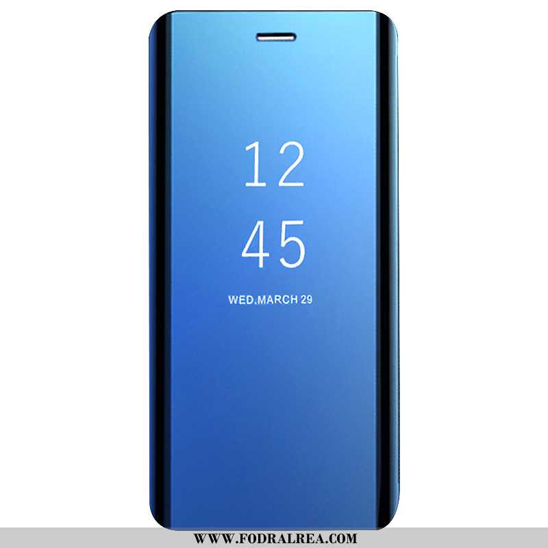 Skal Huawei Mate 20 Lite Skydd Clamshell, Fodral Huawei Mate 20 Lite Läderfodral Blå