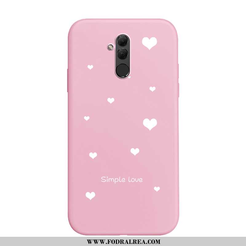 Skal Huawei Mate 20 Lite Trend Enkel Fodral, Fodral Huawei Mate 20 Lite Mjuk Målade Rosa