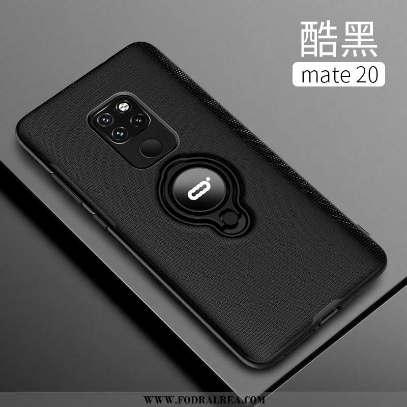 Skal Huawei Mate 20 Nubuck Support Mjuk, Fodral Huawei Mate 20 Kreativa Silikon Svarta