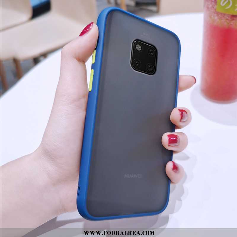 Skal Huawei Mate 20 Pro Super Nubuck Mobil Telefon, Fodral Huawei Mate 20 Pro Tunn Röd