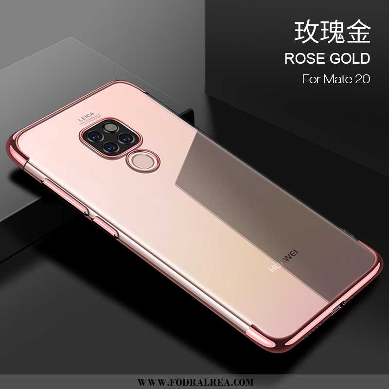 Skal Huawei Mate 20 Trend Mjuk Ny, Fodral Huawei Mate 20 Super Transparent Rosa