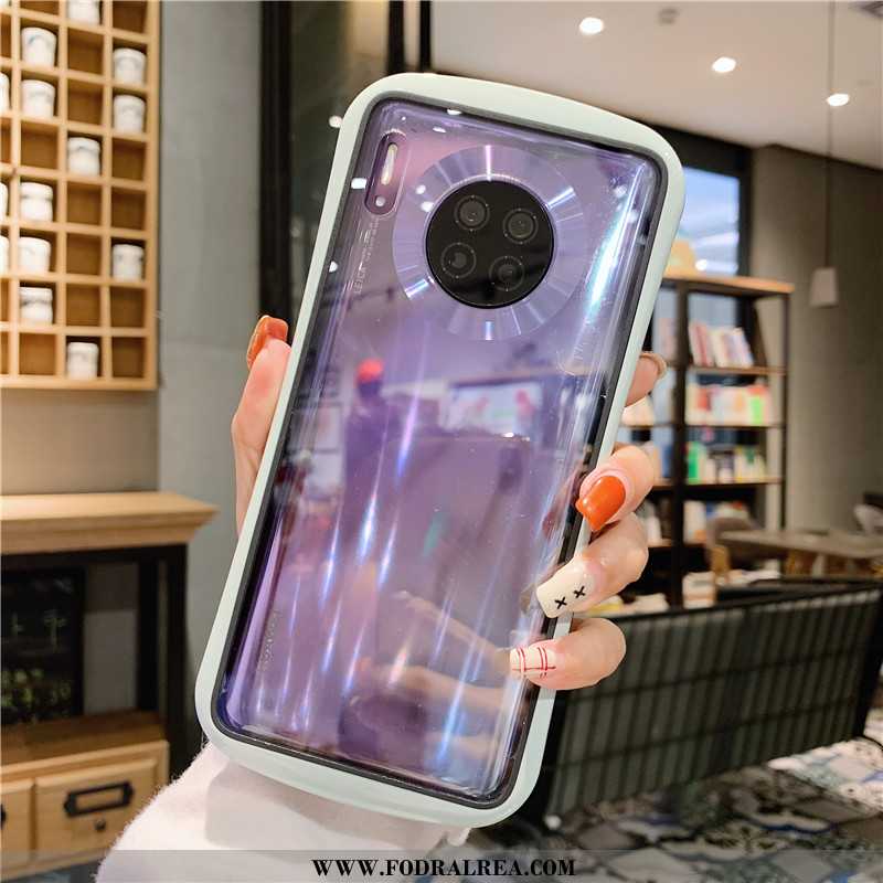 Skal Huawei Mate 30 Pro Transparent Mobil Telefon Vind, Fodral Huawei Mate 30 Pro Kreativa Par Rosa