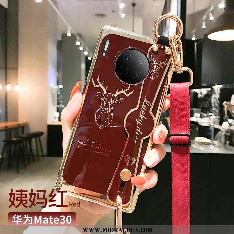 Skal Huawei Mate 30 Trend Fallskydd All Inclusive, Fodral Huawei Mate 30 Super Net Red Röd