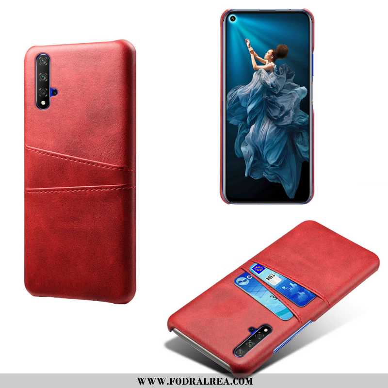 Skal Huawei Nova 5t Skydd Kvalitet Fodral, Fodral Huawei Nova 5t Läder Kort Grön