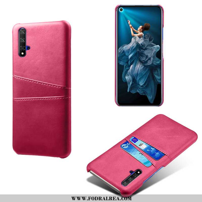 Skal Huawei Nova 5t Skydd Kvalitet Fodral, Fodral Huawei Nova 5t Läder Kort Grön