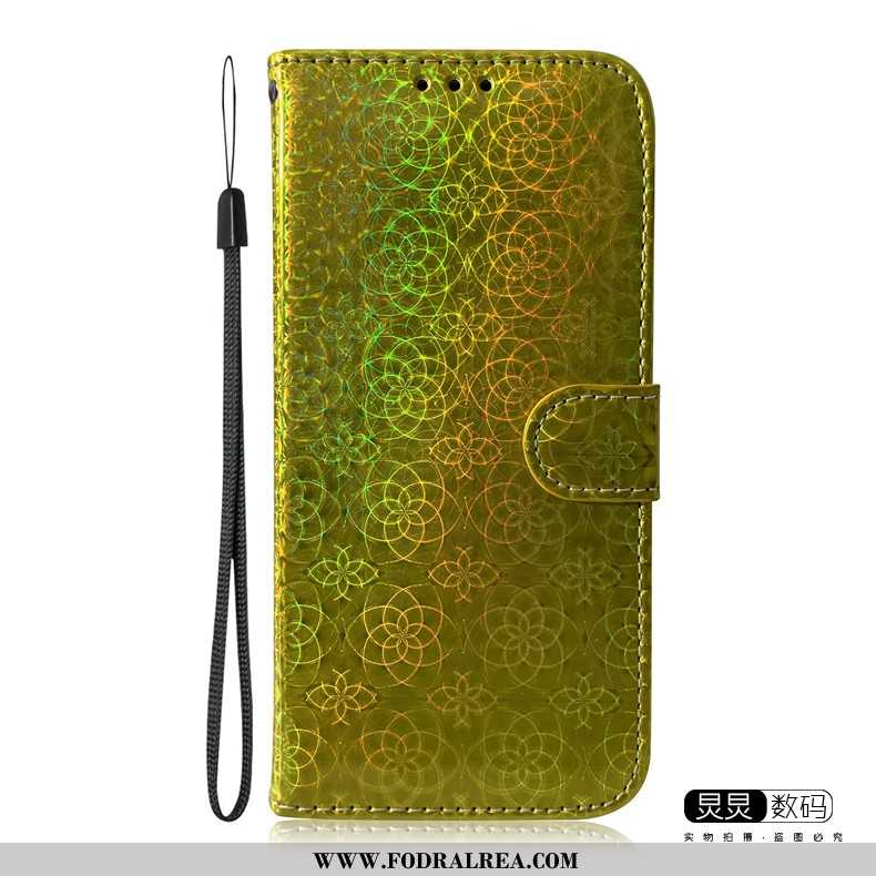 Skal Huawei P Smart 2020 Läderfodral Silikon, Fodral Huawei P Smart 2020 Trend Guld