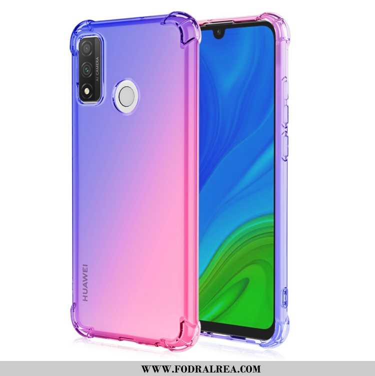 Skal Huawei P Smart 2020 Mjuk Gradient Pu, Fodral Huawei P Smart 2020 Pratkvarn Gul