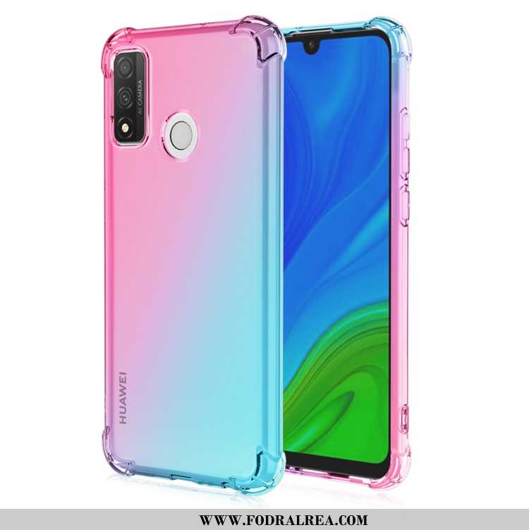 Skal Huawei P Smart 2020 Mjuk Gradient Pu, Fodral Huawei P Smart 2020 Pratkvarn Gul