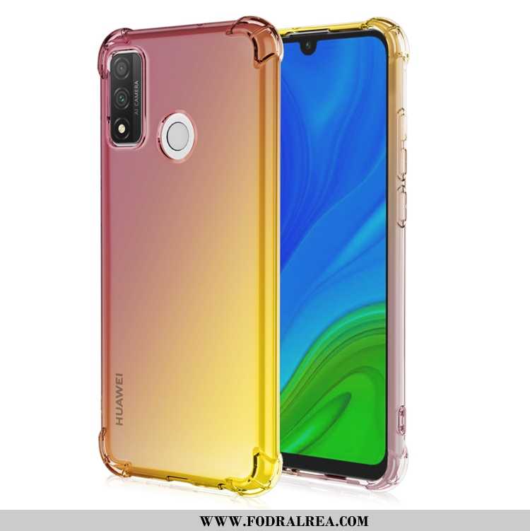 Skal Huawei P Smart 2020 Mjuk Gradient Pu, Fodral Huawei P Smart 2020 Pratkvarn Gul