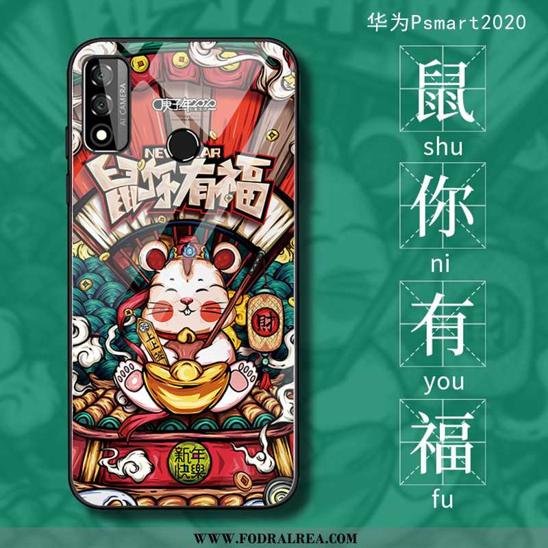 Skal Huawei P Smart 2020 Trend Kreativa Skydd, Fodral Huawei P Smart 2020 Mjuk Silikon Brun