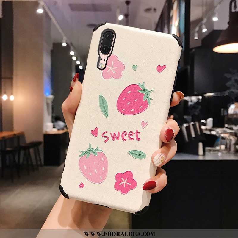 Skal Huawei P20 Mjuk Vacker Rosa, Fodral Huawei P20 Mode Fallskydd Rosa