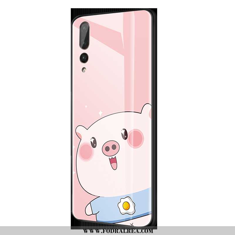 Skal Huawei P20 Pro Glas Kreativa Mobil Telefon, Fodral Huawei P20 Pro Personlighet Hård Rosa