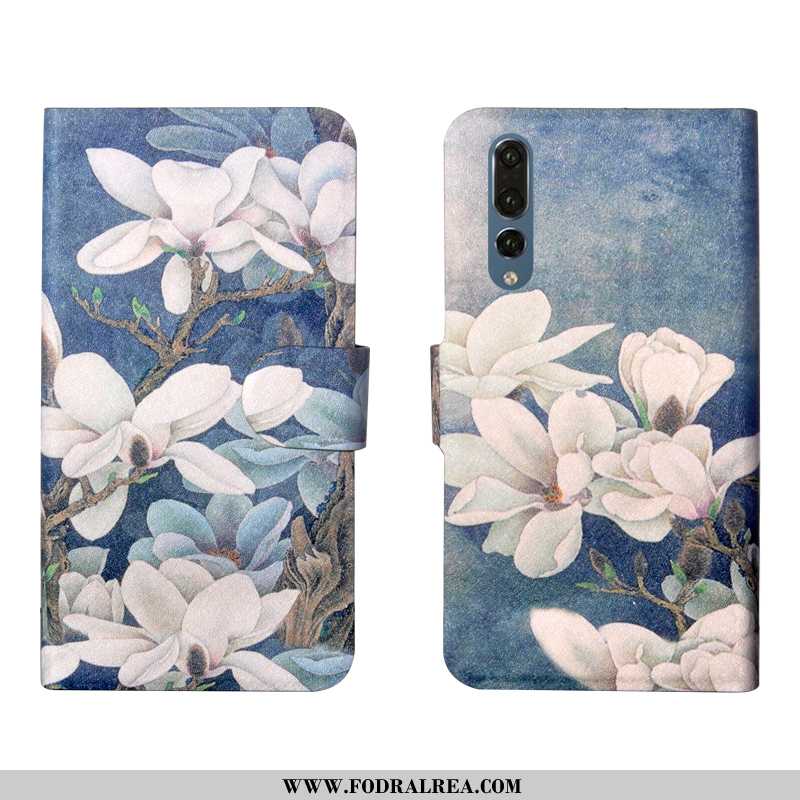 Skal Huawei P20 Pro Läderfodral All Inclusive Clamshell, Fodral Huawei P20 Pro Lyxiga Silikon Grön