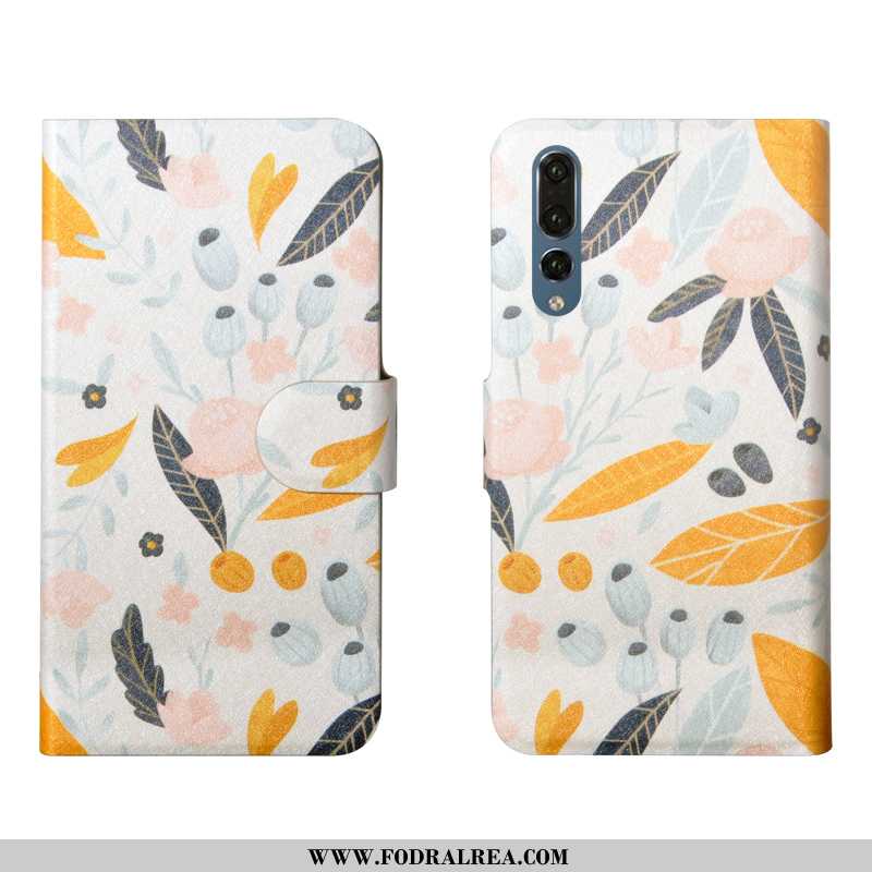 Skal Huawei P20 Pro Läderfodral All Inclusive Clamshell, Fodral Huawei P20 Pro Lyxiga Silikon Grön