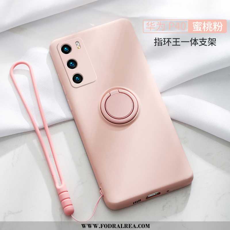 Skal Huawei P30 Kreativa Support Silikon, Fodral Huawei P30 Trend Rosa