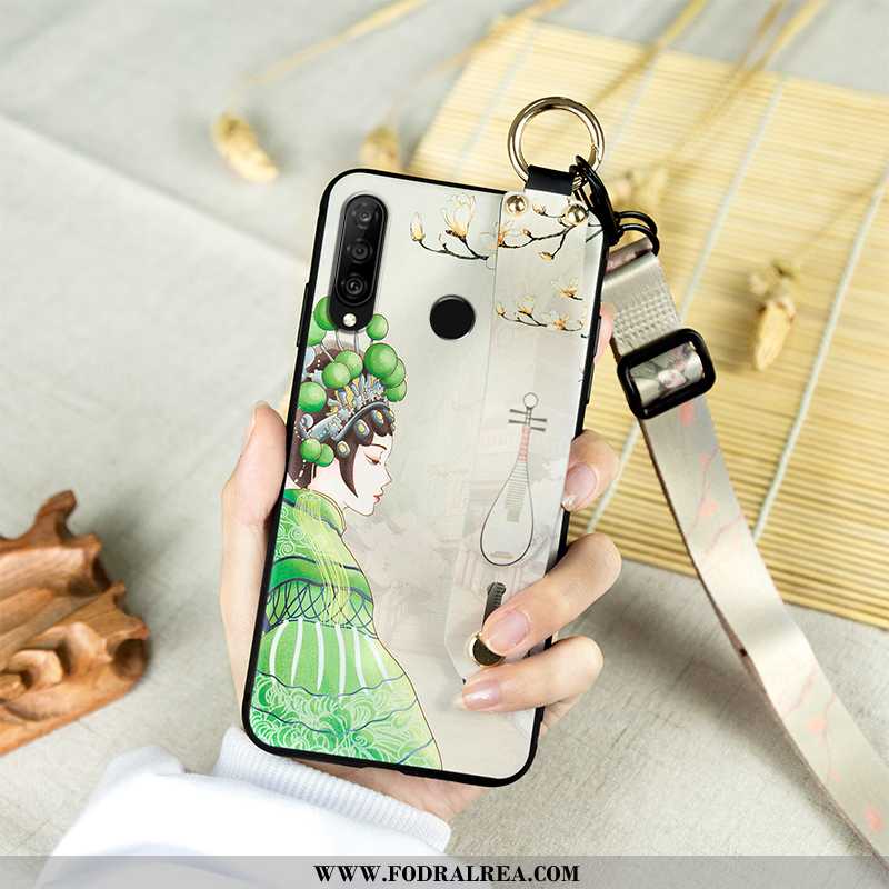 Skal Huawei P30 Lite Skydd Fallskydd Peking Opera, Fodral Huawei P30 Lite Hängsmycken All Inclusive 