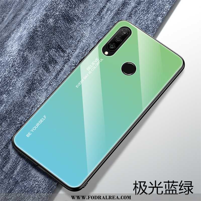 Skal Huawei P30 Lite Xl Mjuk Kreativa Fallskydd, Fodral Huawei P30 Lite Xl Silikon Skydd Grön