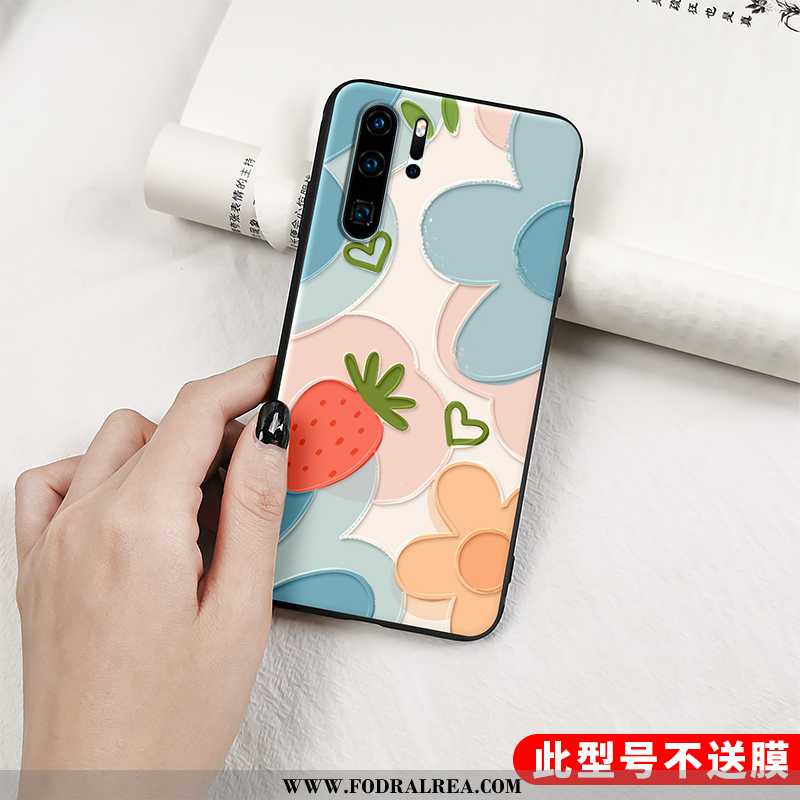 Skal Huawei P30 Pro Kreativa Nubuck Mjuk, Fodral Huawei P30 Pro Lättnad All Inclusive Orange