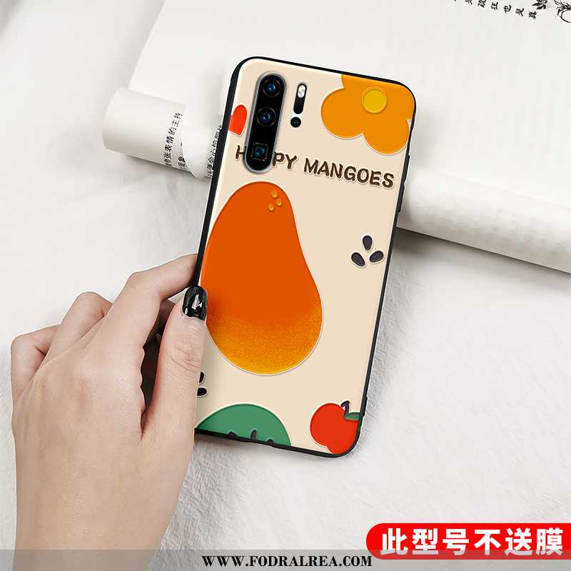 Skal Huawei P30 Pro Kreativa Nubuck Mjuk, Fodral Huawei P30 Pro Lättnad All Inclusive Orange