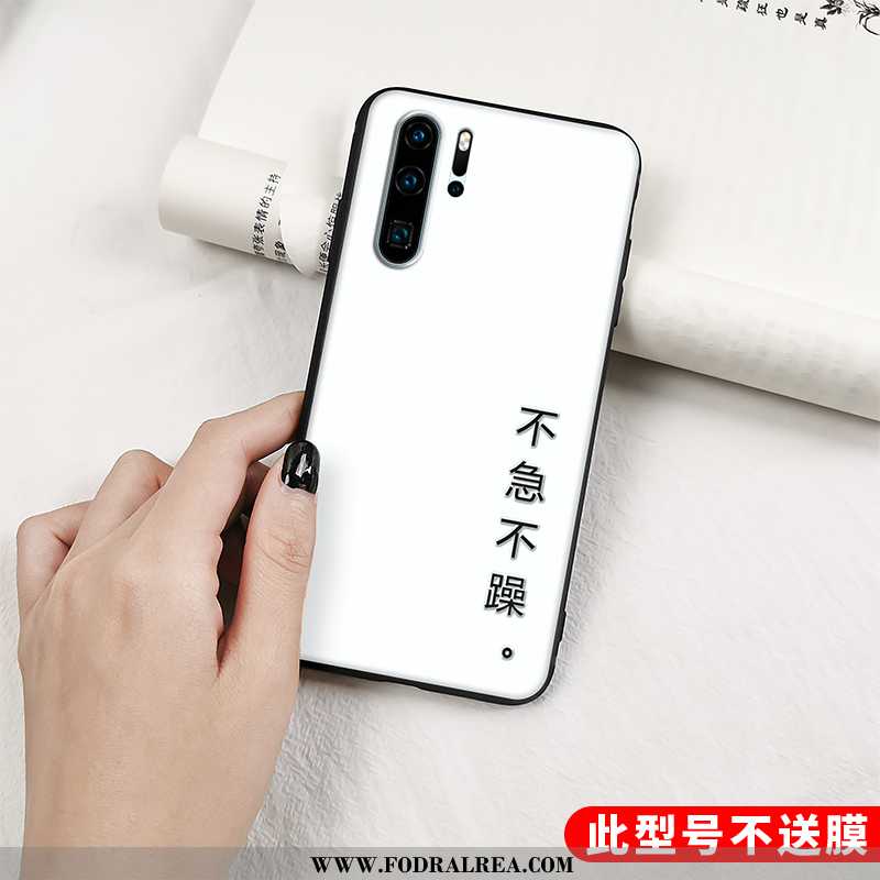 Skal Huawei P30 Pro Mjuk Trend Fodral, Fodral Huawei P30 Pro Silikon Lättnad Vita