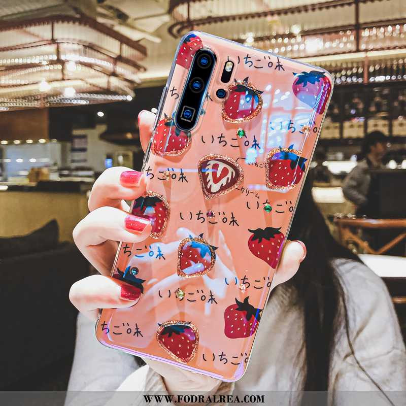 Skal Huawei P30 Pro Strass Mjuk, Fodral Huawei P30 Pro Vacker Ny Beige