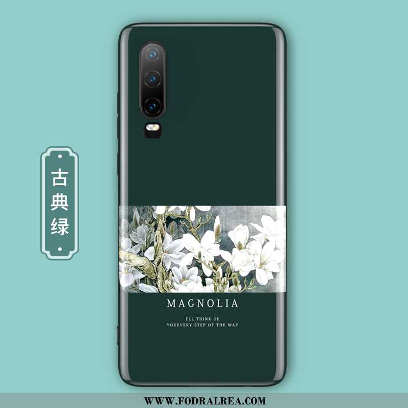 Skal Huawei P30 Skydd Fallskydd Net Red, Fodral Huawei P30 Glas All Inclusive Grön