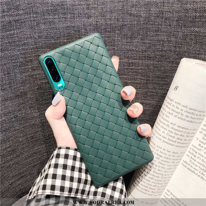 Skal Huawei P30 Skydd Fodral All Inclusive, Huawei P30 Nubuck Andningsbar Röd