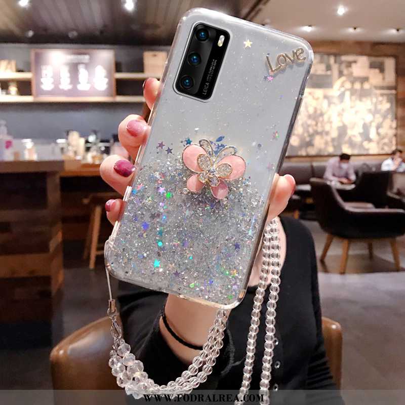 Skal Huawei P40 Kreativa Pulver Härdning, Fodral Huawei P40 Mjuk All Inclusive Rosa