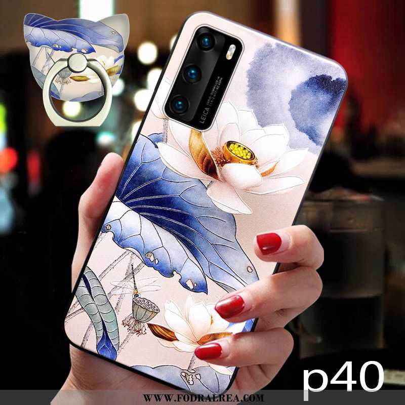 Skal Huawei P40 Pro Mjuk Mobil Telefon All Inclusive, Fodral Huawei P40 Pro Silikon Mörkblå