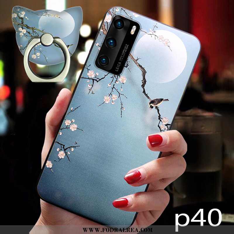 Skal Huawei P40 Silikon Mjuk Fodral, Fodral Huawei P40 Skydd Mobil Telefon Rosa