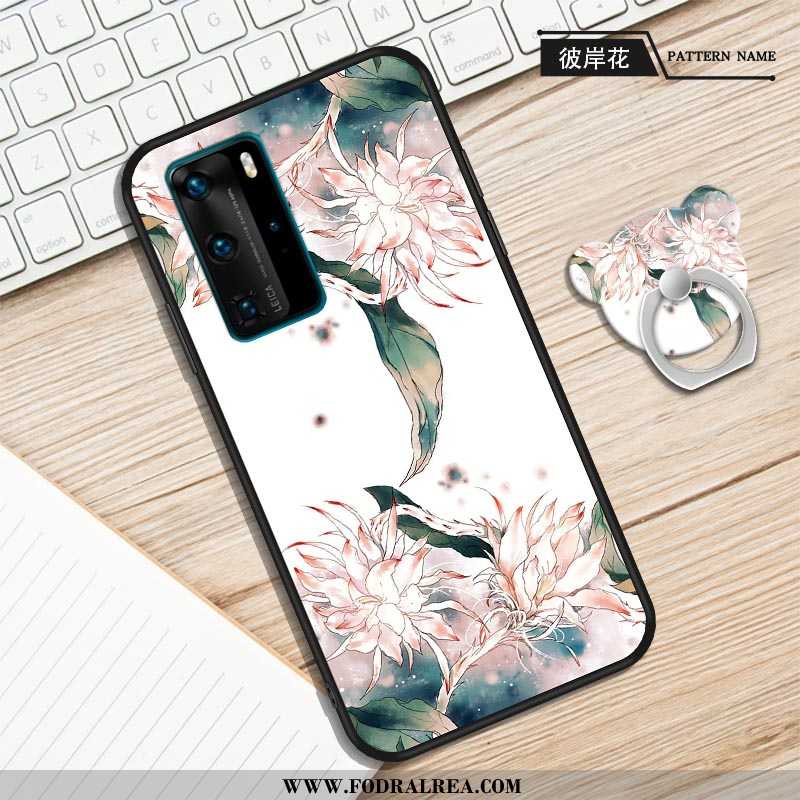 Skal Huawei P40 Skydd All Inclusive Mjuk, Fodral Huawei P40 Personlighet Ring Lila