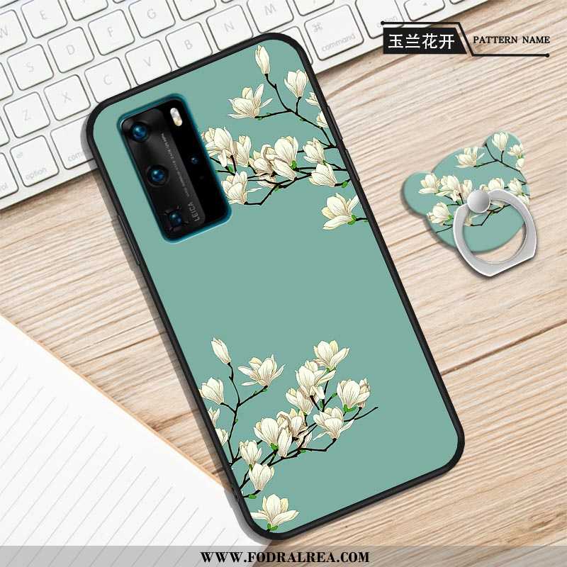 Skal Huawei P40 Skydd All Inclusive Mjuk, Fodral Huawei P40 Personlighet Ring Lila