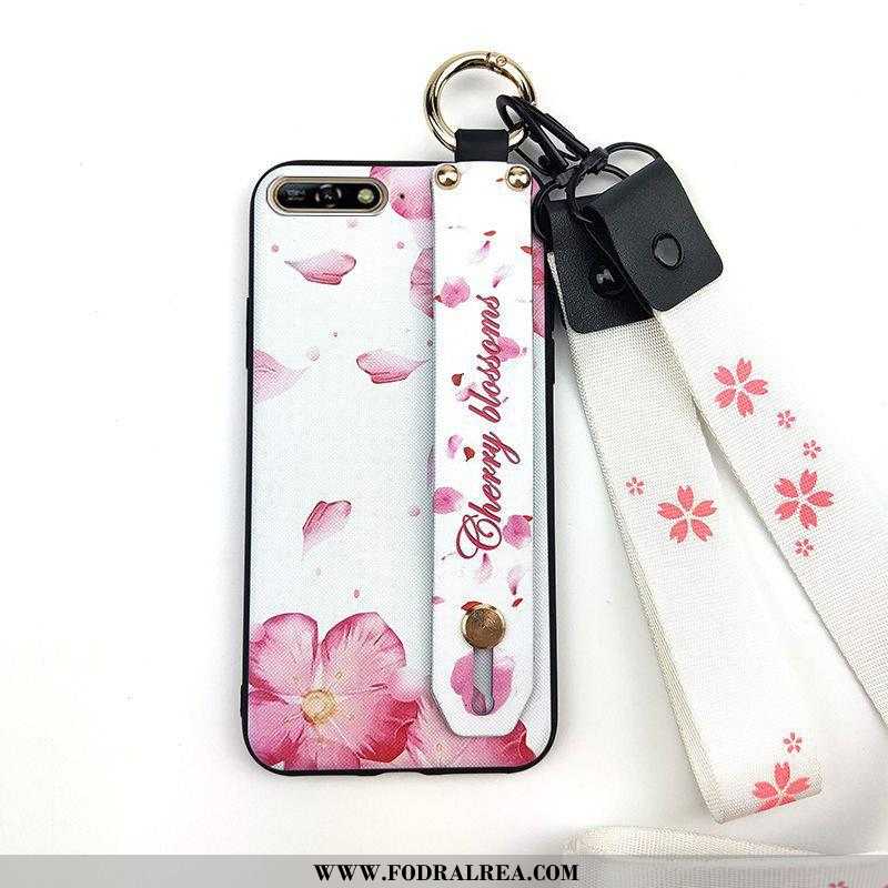 Skal Huawei Y6 2020 Hängsmycken Fodral Skal, Huawei Y6 2020 Kreativa Blommor Rosa