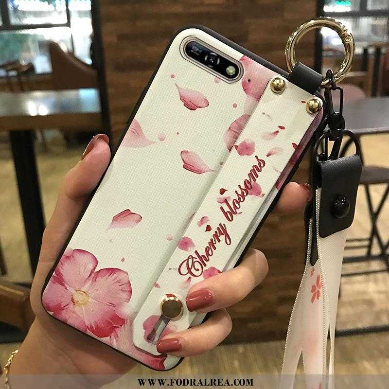 Skal Huawei Y6 2020 Hängsmycken Fodral Skal, Huawei Y6 2020 Kreativa Blommor Rosa