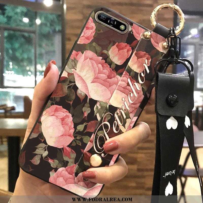 Skal Huawei Y6 2020 Hängsmycken Fodral Skal, Huawei Y6 2020 Kreativa Blommor Rosa