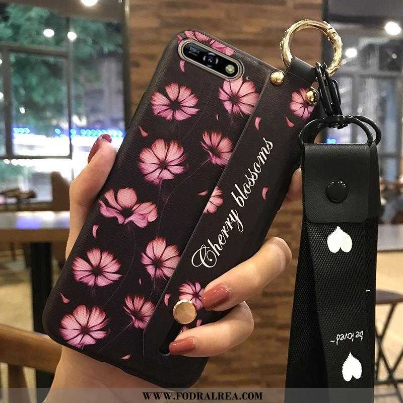 Skal Huawei Y6 2020 Hängsmycken Fodral Skal, Huawei Y6 2020 Kreativa Blommor Rosa