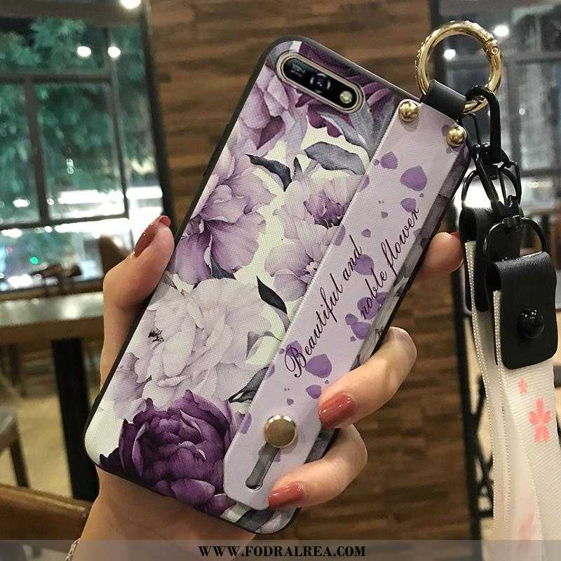 Skal Huawei Y6 2020 Hängsmycken Fodral Skal, Huawei Y6 2020 Kreativa Blommor Rosa