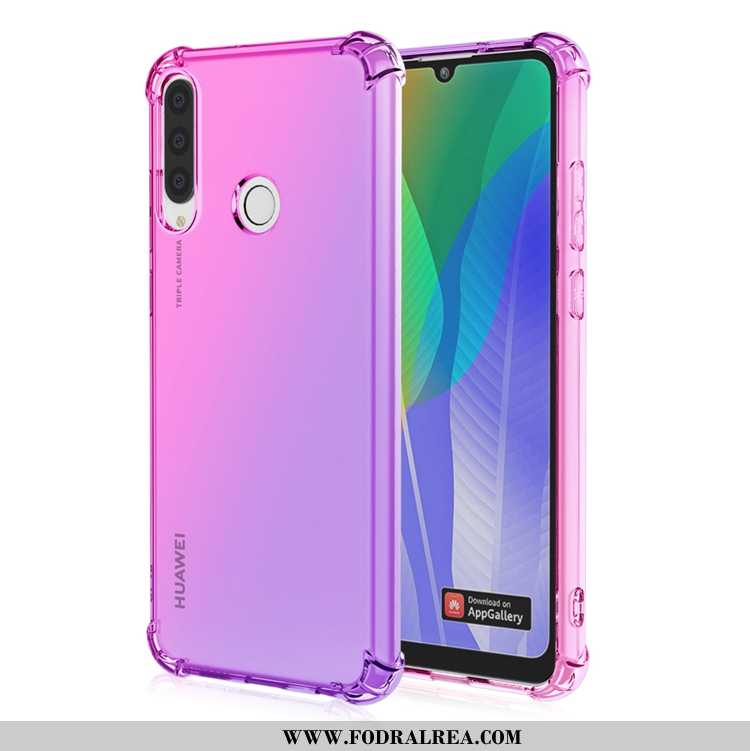 Skal Huawei Y6p Personlighet Mobil Telefon Purpur, Fodral Huawei Y6p Mjuk Pratkvarn Lila