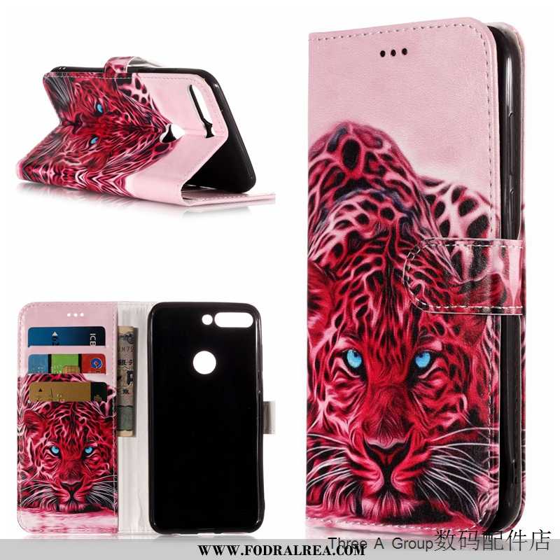 Skal Huawei Y7 2020 Tecknat 2020 Mobil Telefon, Fodral Huawei Y7 2020 Skydd Rosa