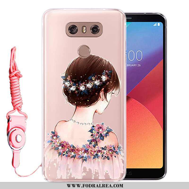 Skal Lg G6 Skydd Silikon Fallskydd, Fodral Lg G6 Strass Rosa