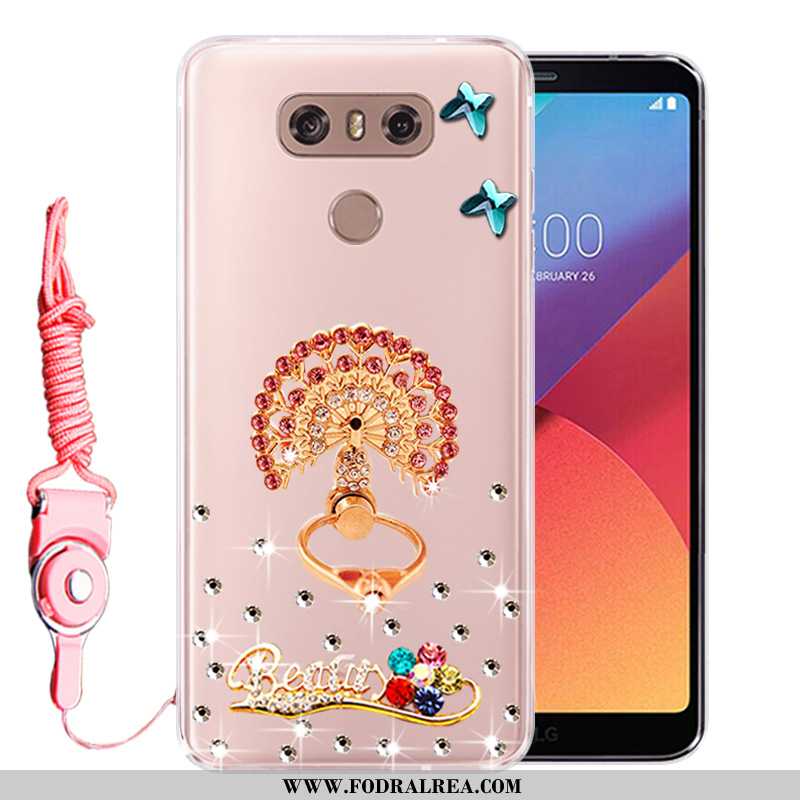 Skal Lg G6 Skydd Silikon Fallskydd, Fodral Lg G6 Strass Rosa