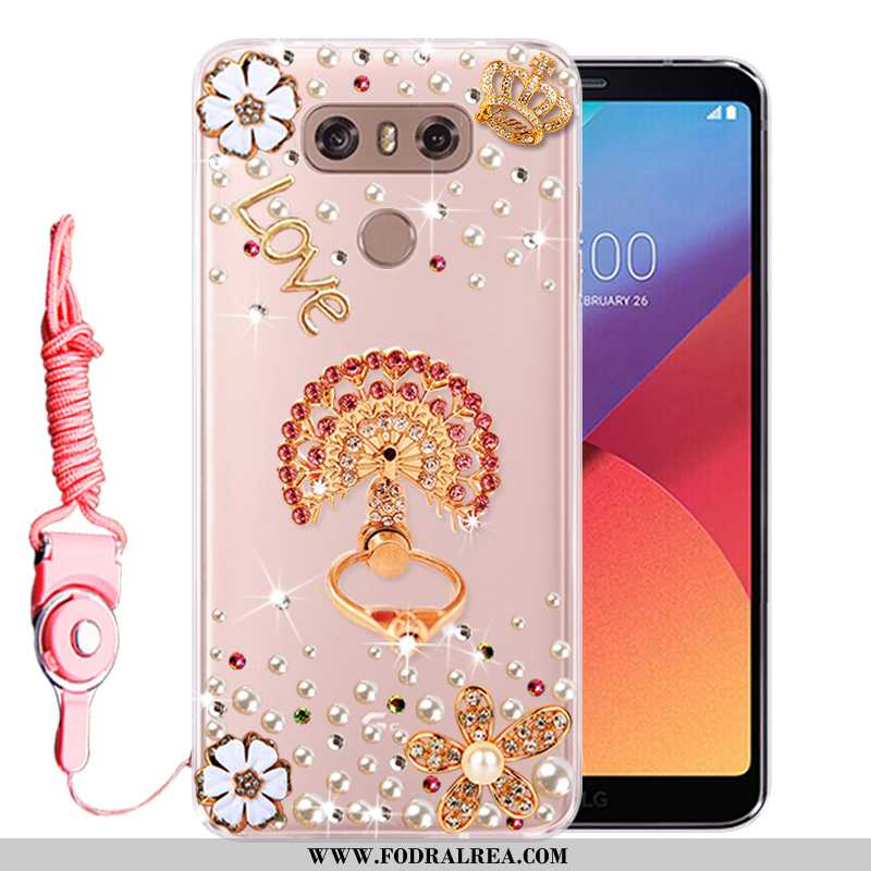 Skal Lg G6 Skydd Silikon Fallskydd, Fodral Lg G6 Strass Rosa